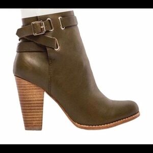 JOIE / Easton Leather Heeled Strappy Ankle Boots 39